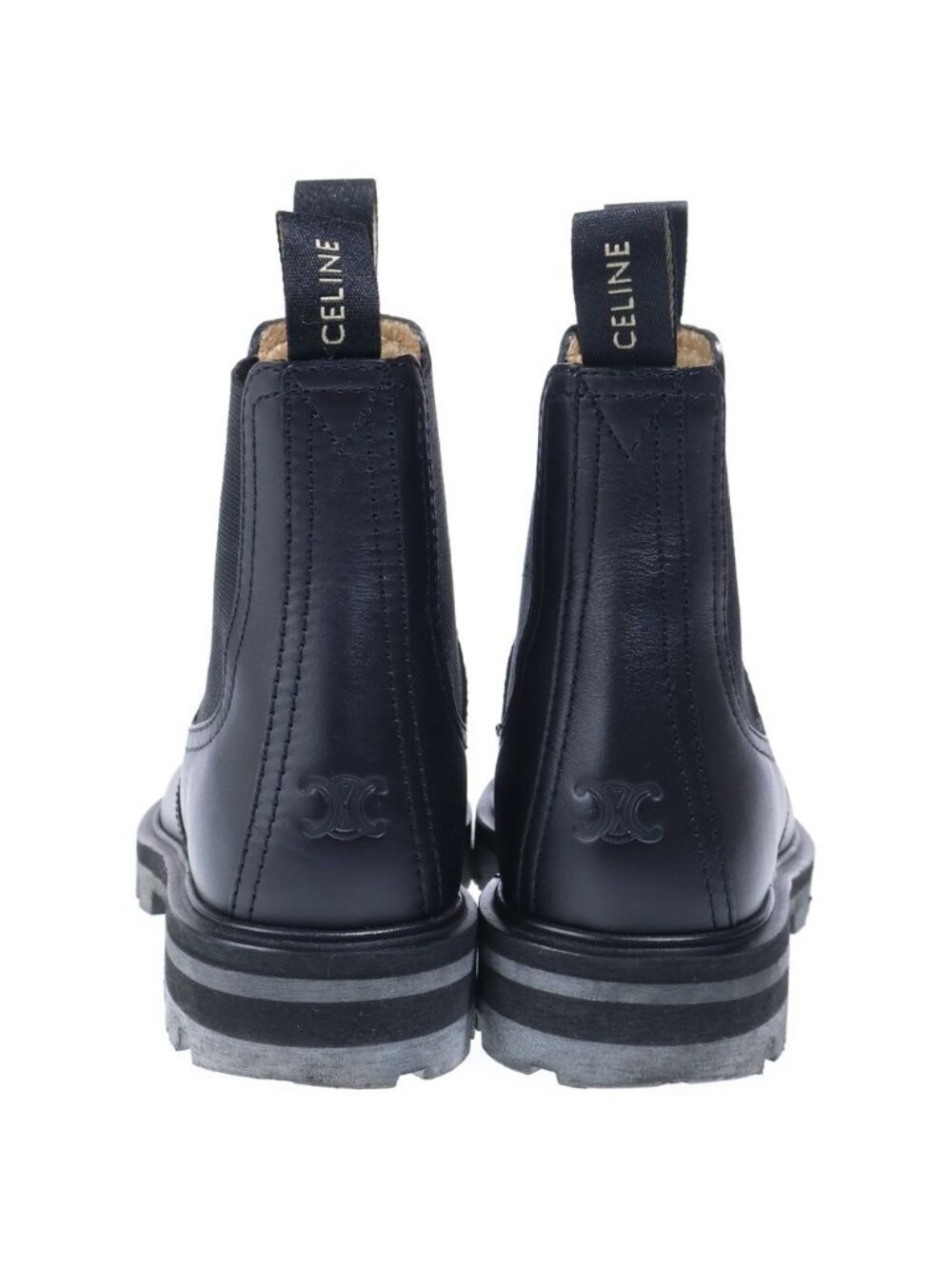Celine Margaret Side Gore Chelsea Boots Black - Picture 3 of 6